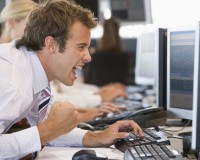 The greedy binary options trader